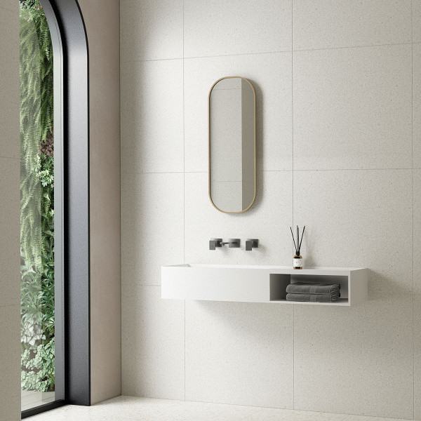 Раковина подвесная прямоугольная Vincea Solid Surface VWB-6S180MW искусственный камень цвет белый матовый