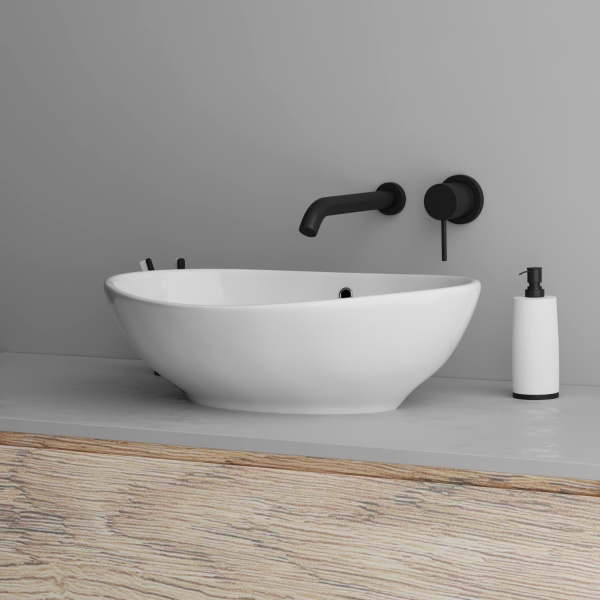 Раковина  овальная Grossman  GR-3022 фаянс цвет белый