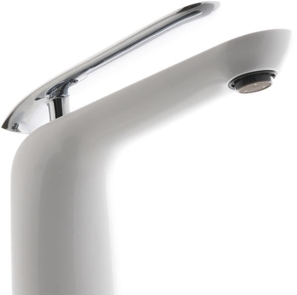 Смеситель для раковины Lemark Melange LM4909CW хром/белый