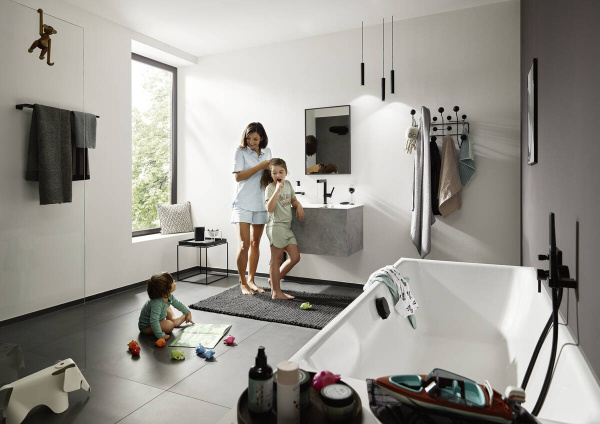 Лейка для душа Hansgrohe Rainfinity 26866670 черный матовый 