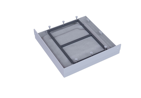 Душевой поддон низкий Акватек  DPA-0000005 квадратный акрил 90x90 белый