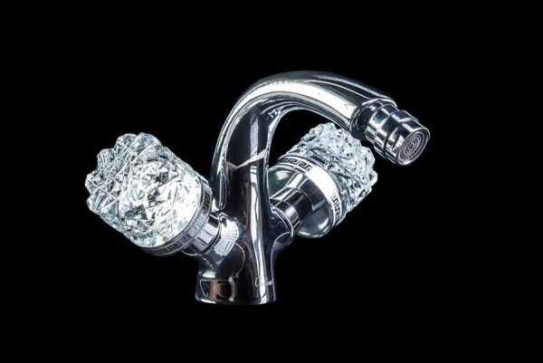 Смеситель для биде Boheme Crystal 276-CRST латунь хрусталь хром