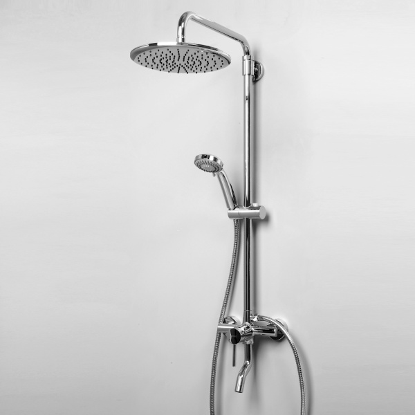 Душевая система со смесителем Wasserkraft  A14401 монтаж настенная без термостата хром