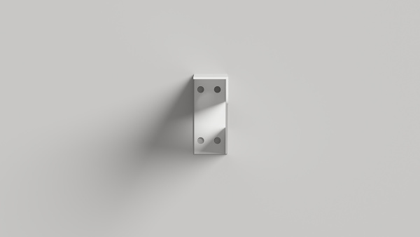 Кронштейн усиленный для столешницы (раковины) правый Salini  1903304M цвет белый