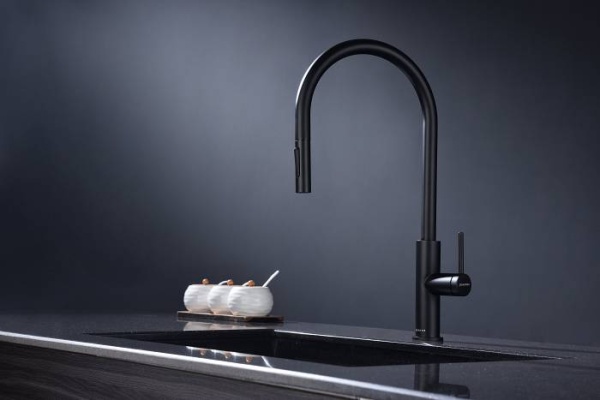 Смеситель для кухни Paulmark Senso Se215180-AN без подключения к фильтру антрацит