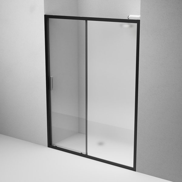 Душевая дверь Am.Pm Gem W90G-150-1-195BM 150 см стекла прозрачные матовые, профиль черный
