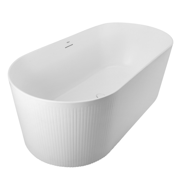 Акриловая ванна отдельностоящая BelBagno  BB411-1700-800-MATT 170x80 овальная цвет белый матовый