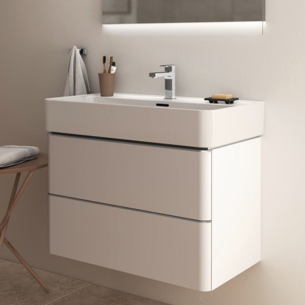 Тумба под раковину подвесная Ideal Standard Adapto T4301WG 80 см  2 ящика цвет белый лак 