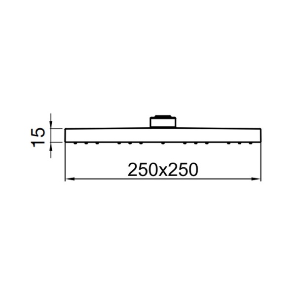 Верхний душ Webert  AC1012560BRASS черный 