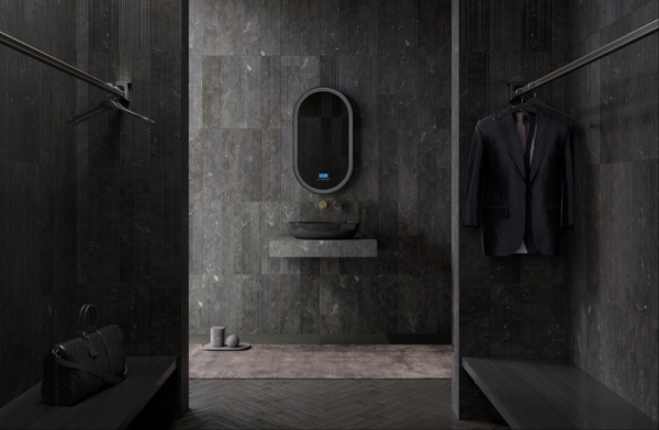 Раковина накладная овальная Abber KARBON AK2041 карбон цвет черный