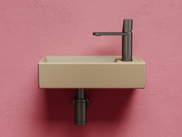 Раковина подвесная прямоугольная Ceramica Nova Element CN6051LMC фарфор цвет бежевый матовый