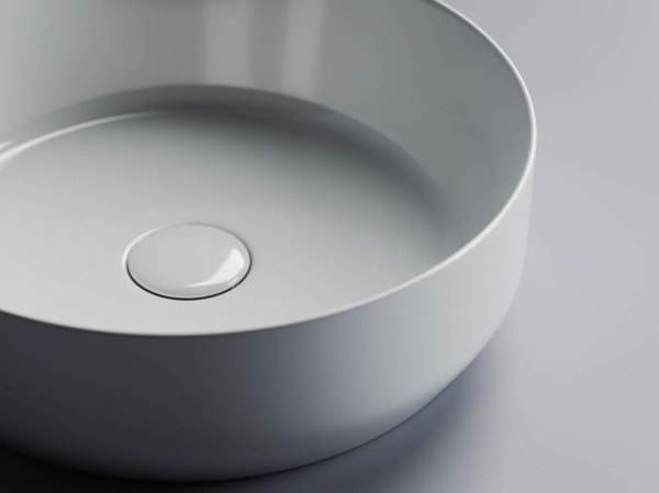 Раковина накладная круглая Ceramica Nova Element CN6022 фарфор цвет белый