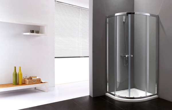 Душевой угол Cezares Anima ANIMA-W-R-2-90-C-Cr-IV четверть круга 90x90 стекла прозрачные, профиль хром