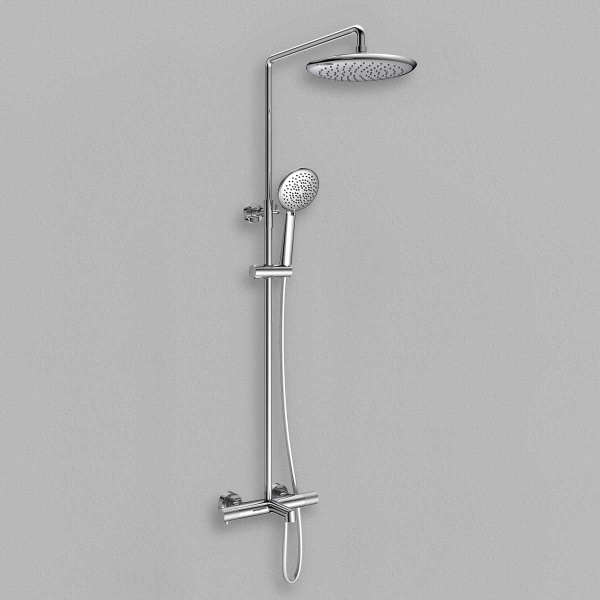 Душевая система со смесителем Vincea Desire VSFS-1D1TCH монтаж настенная с термостатом хром