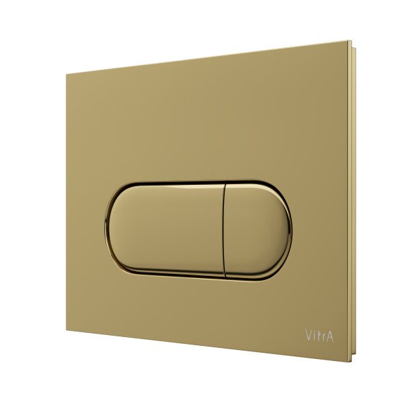 Кнопка смыва механическая VitrA Root Round 740-2224 цвет золото
