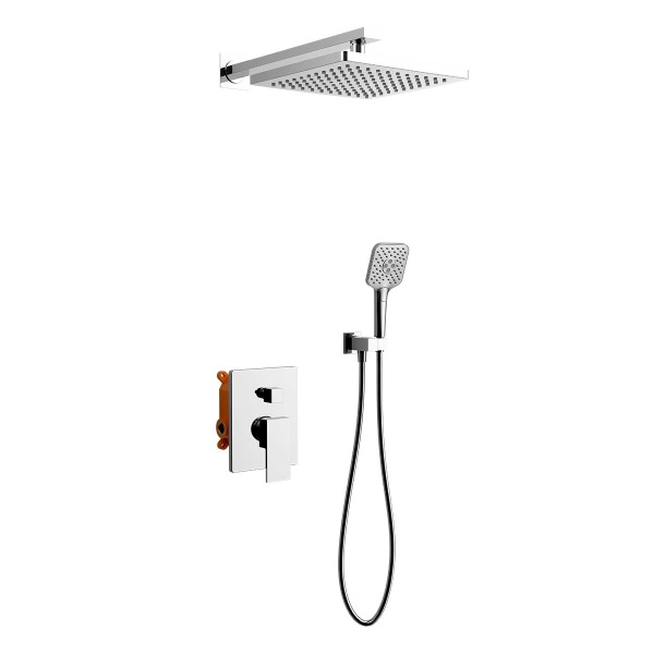 Душевая система со смесителем Vincea Next VSFW-1N1CH монтаж встраиваемая в стену без термостата хром
