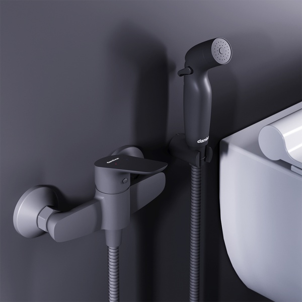 Гигиенический душ Damixa Jupiter 778000300 настенный черный