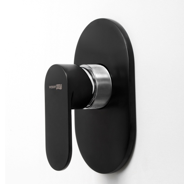 Гигиенический душ Wasserkraft Elbe A117451 встраиваемый в стену черный