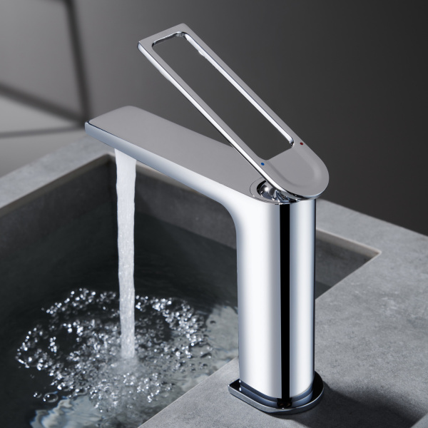 Смеситель для раковины Black&White Universe UK9901C хром