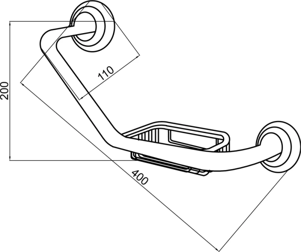 Поручень для ванны Boheme Imperiale 10422  золото