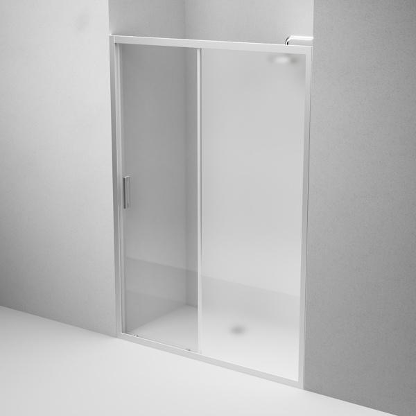 Душевая дверь Am.Pm Gem W90G-140-1-195MM 140 см стекла матовые прозрачные, профиль хром