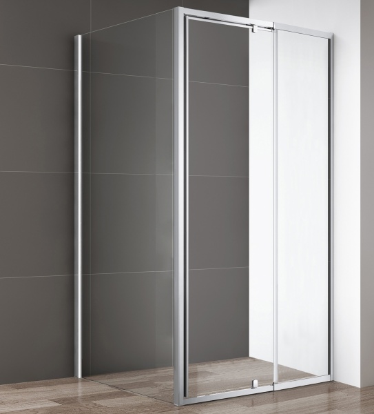 Душевой угол Cezares Variante VARIANTE-AH-1-90/100-100-C-Cr квадратная   стекла прозрачные, профиль хром