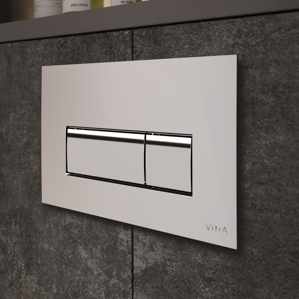 Кнопка смыва механическая VitrA Root Square 740-2380 цвет хром