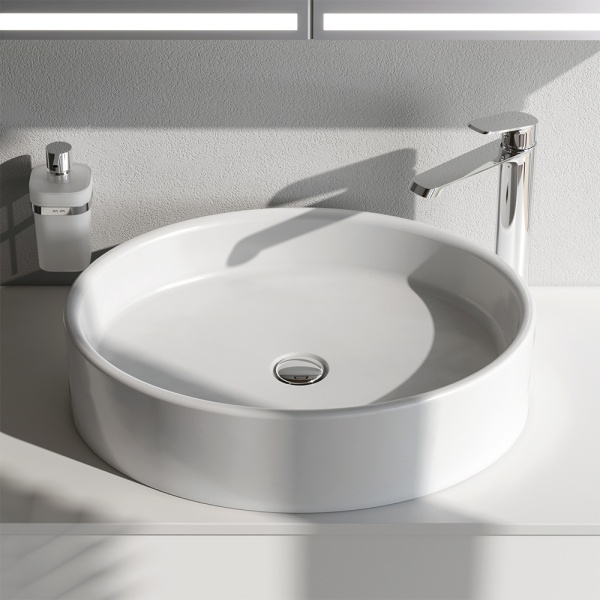 Раковина  овальная Am.Pm Func M8FWCC20550WG фарфор цвет белый глянцевый