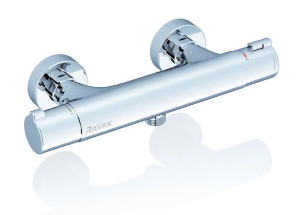 Смеситель для душа Ravak Termo X070034 настенный 
с термостатом хром