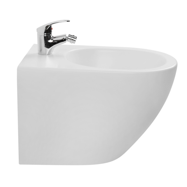 Биде подвесной Abber Bequem AC1150MW керамика, цвет белый матовый