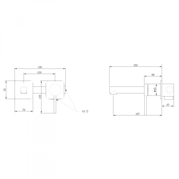 Смеситель для раковины Abber Emotion AF8812 хром