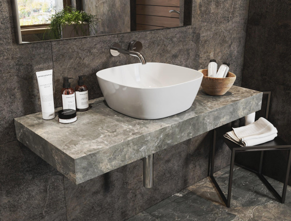 Раковина накладная квадратная  Allen Brau Priority 00262043 керамика цвет белый