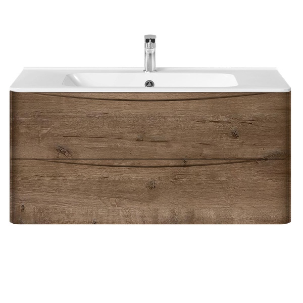 Тумба  подвесная Vincea Paola VMC-2P100VO 100 см  2 ящика цвет V.Oak 