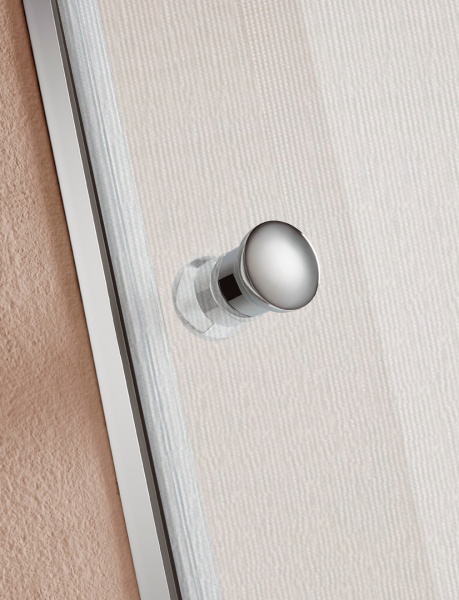 Душевая дверь Cezares Eco ECO-O-B-1-75-P-Cr 75 см стекла рифленые, профиль хром