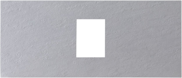 Столешница для ванной Allen Brau Priority 1.31011.G-S 95.8 см керамогранит, цвет серый