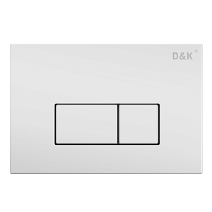 Кнопка смыва механическая D&amp;K Rhein DB1499016 цвет белый
