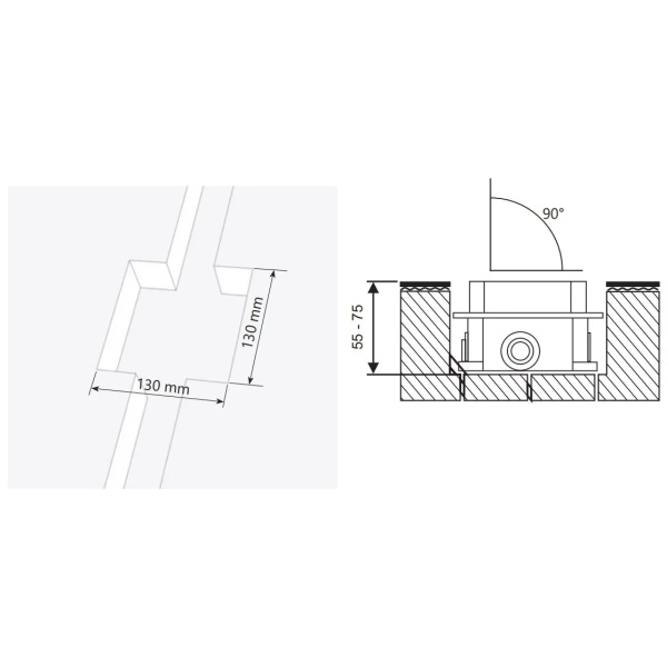 Встраиваемая часть смесителя Ravak R-box X070427  