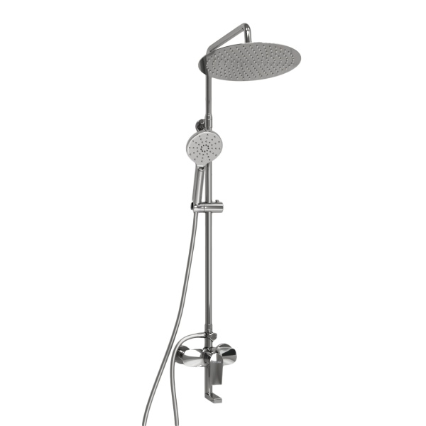 Душевая система со смесителем Wasserkraft  A166.116.127.087.CH монтаж настенная без термостата хром