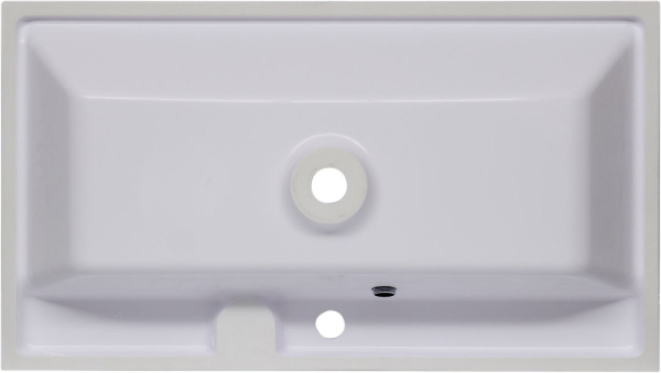 Раковина мебельная прямоугольная Aquanet Орлеан 00179395 литьевой мрамор цвет белый