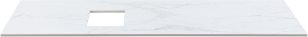 Столешница для ванной Allen Brau Infinity 1.21015.M 120 см керамогранит, цвет белый