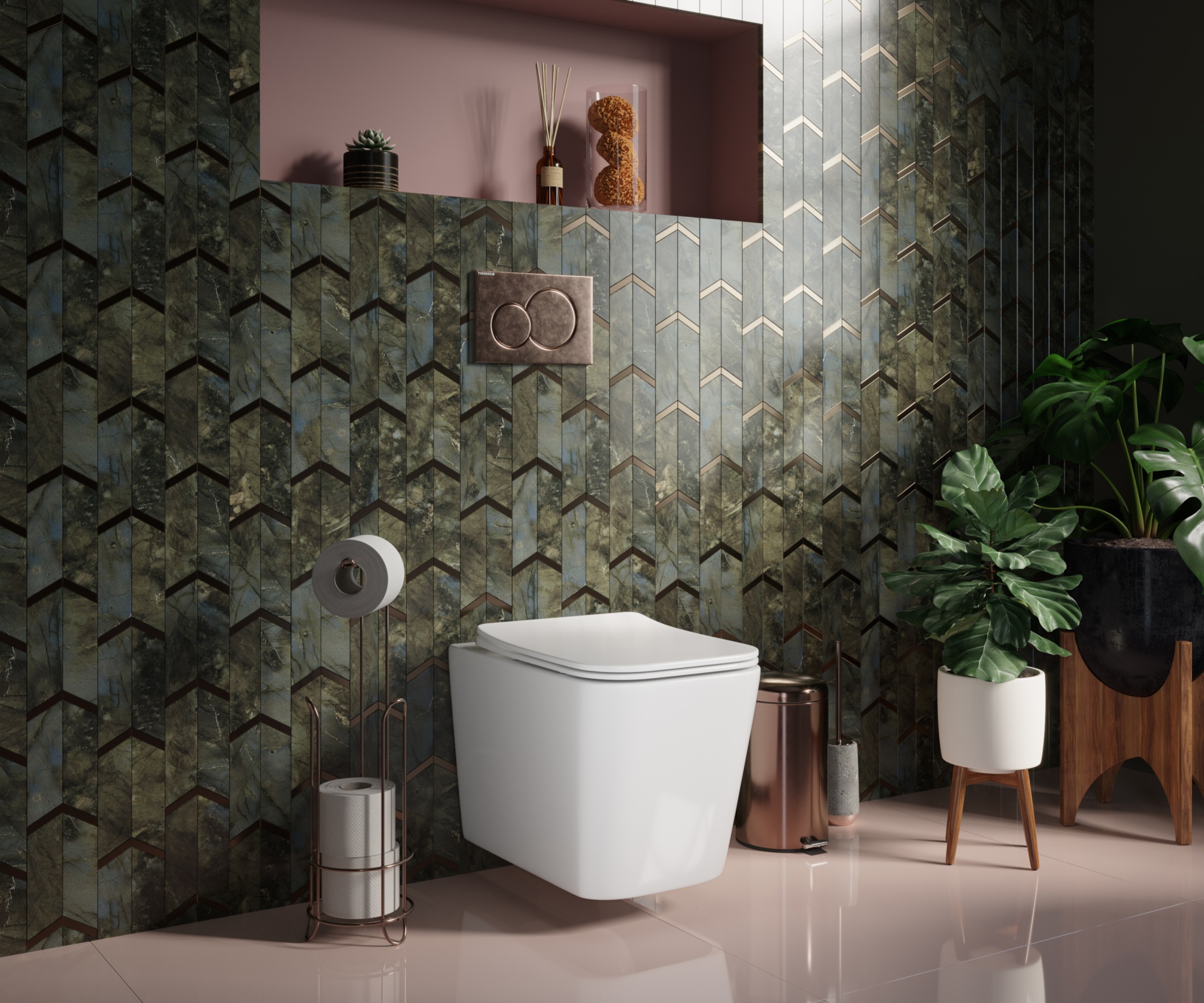 Унитаз подвесной Ceramica Nova Cubic CN1806 Rimless фарфор белый