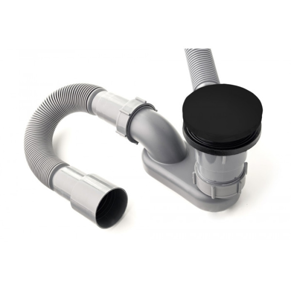 Слив-перелив Delice DLR000015 автомат Click Clack черный матовый