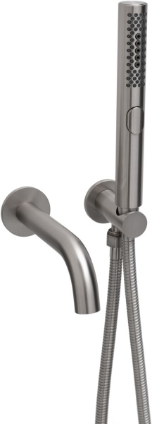 Душевая система со смесителем Allen Brau Priority 5.31014-BN монтаж встраиваемая в стену с термостатом брашированный никель