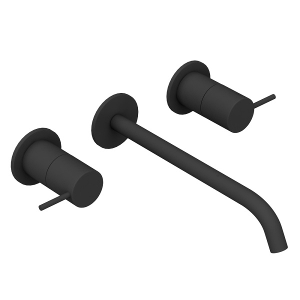 Смеситель для раковины Cezares Leaf LEAF-BLI3L-20-L-NOP черный матовый