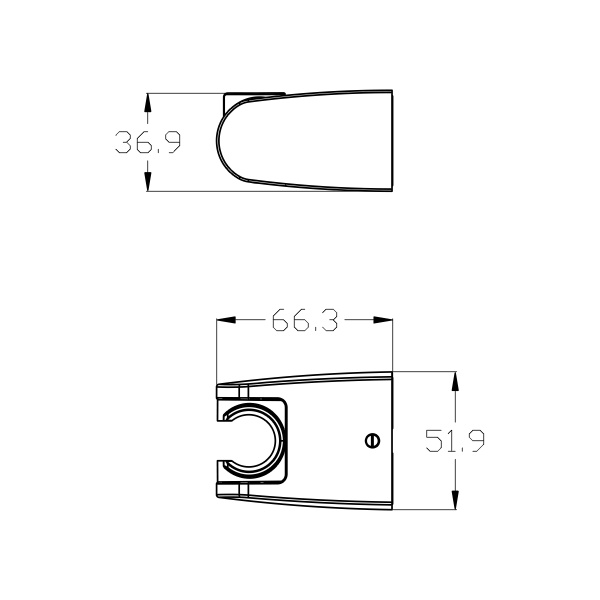 Держатель лейки Lemark  LM8083BL черный 