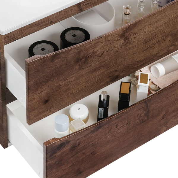 Тумба  подвесная Vincea Mia VMC-2MA650RW 65 см  2 ящика цвет R.Wood 