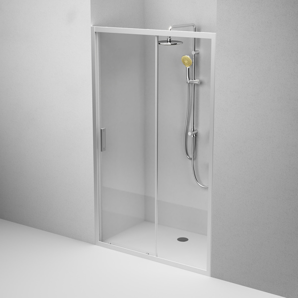 Душевая дверь Am.Pm Gem W90G-120-1-195MT 120 см стекла прозрачные, профиль хром