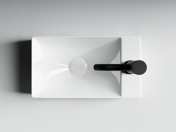 Раковина подвесная прямоугольная Ceramica Nova Element CN5007 фарфор цвет белый