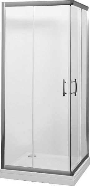 Душевой угол Aquanet Alfa Cube 168416 квадратная   стекла прозрачные, профиль хром