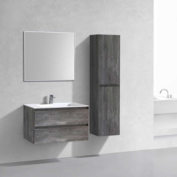 Тумба  подвесная Vincea Luka VMC-2L800GS 80 см  2 ящика цвет G.Stone 